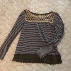 Anthropologie Striped Tee 💜